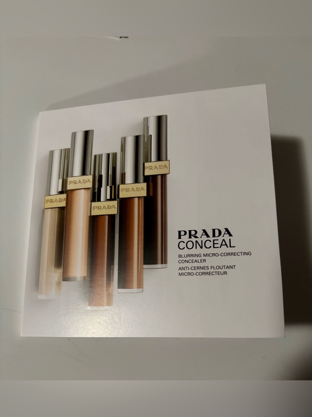 New Prada Concealer Sample 6-shade Palette